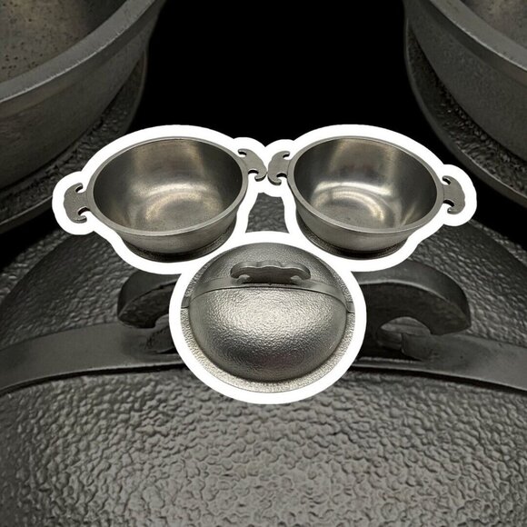 Guardian Service Hammered Aluminum Vintage 1940s Dutch Oven Cookware Set of 3 - Picture 6 of 14